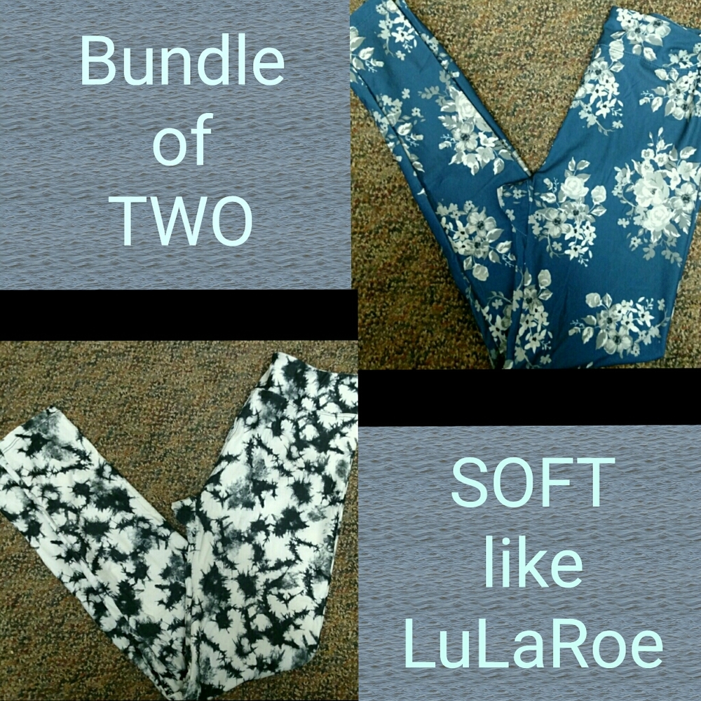 Set of 2 Soft Leggings like LuLaRoe NWT